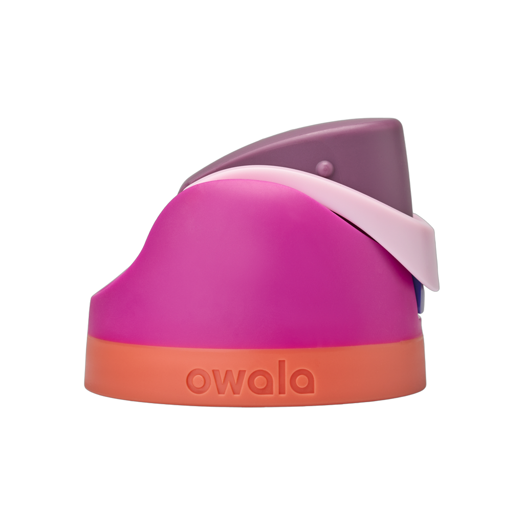 Owala FreeSip replacement lid in Very, Very Dark, all-matte black body with matching black carry loop