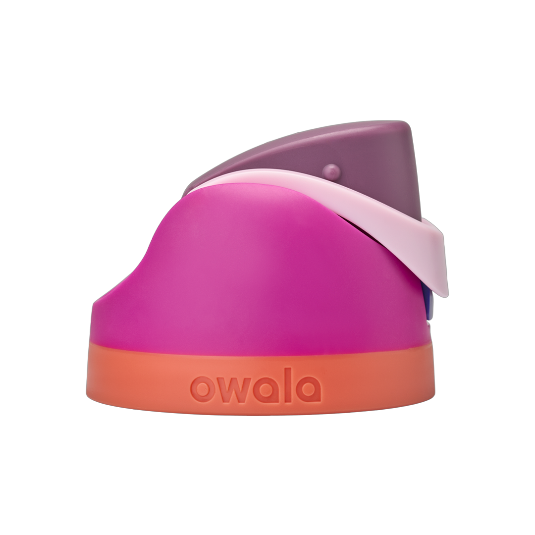 Owala FreeSip replacement lid in Very, Very Dark, all-matte black body with matching black carry loop