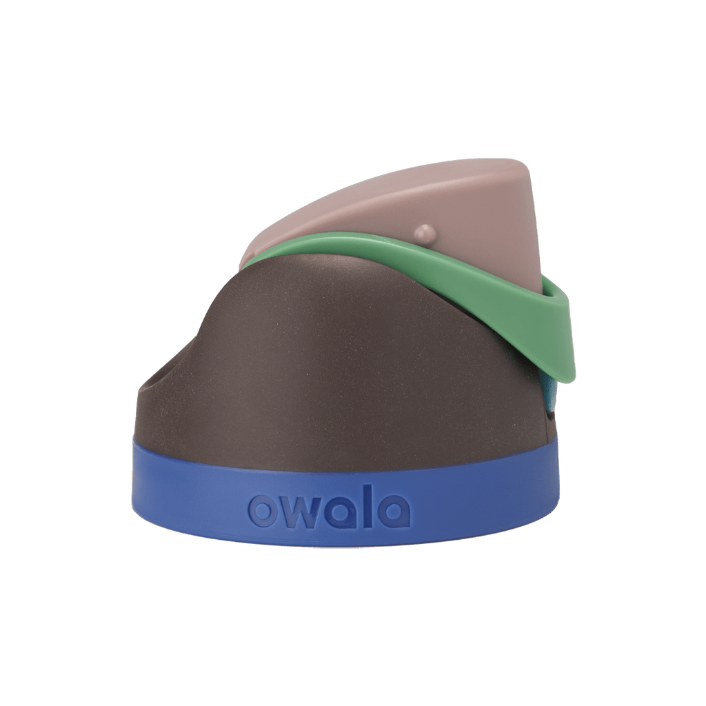 Owala FreeSip replacement lid in Very, Very Dark, all-matte black body with matching black carry loop