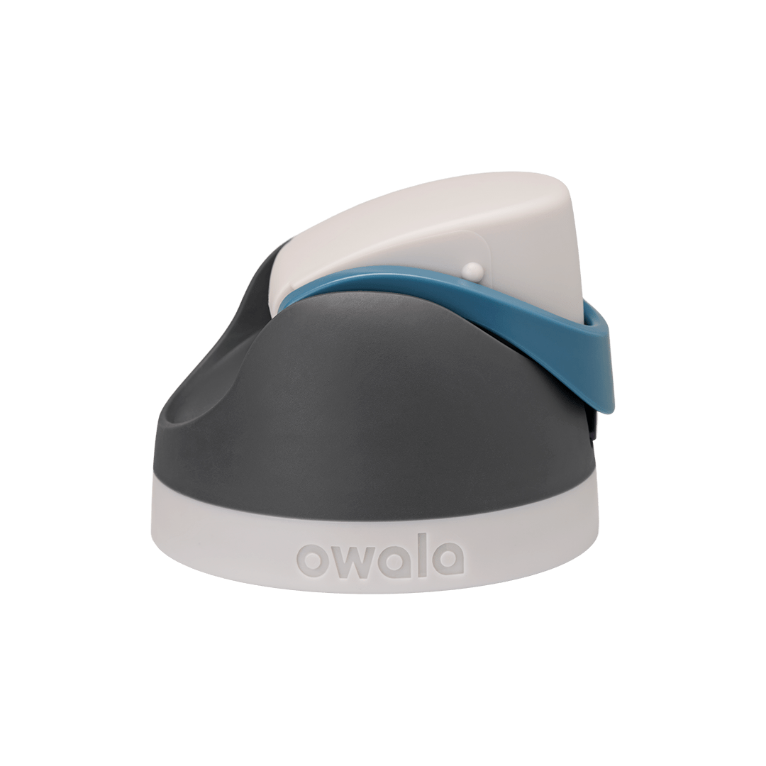 Owala FreeSip replacement lid in Very, Very Dark, all-matte black body with matching black carry loop