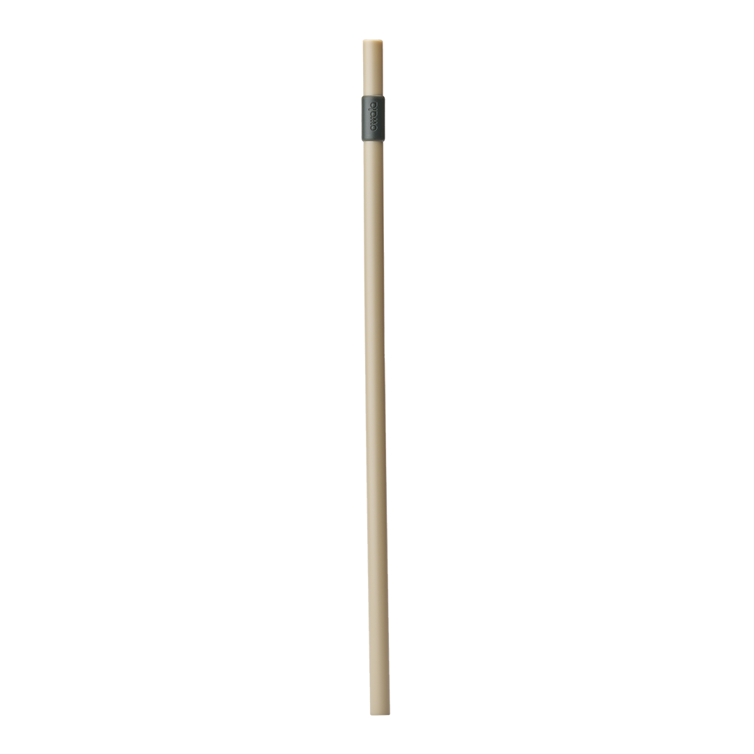 Owala Replacement Straw in Very, Very Dark; single solid black slim straw
