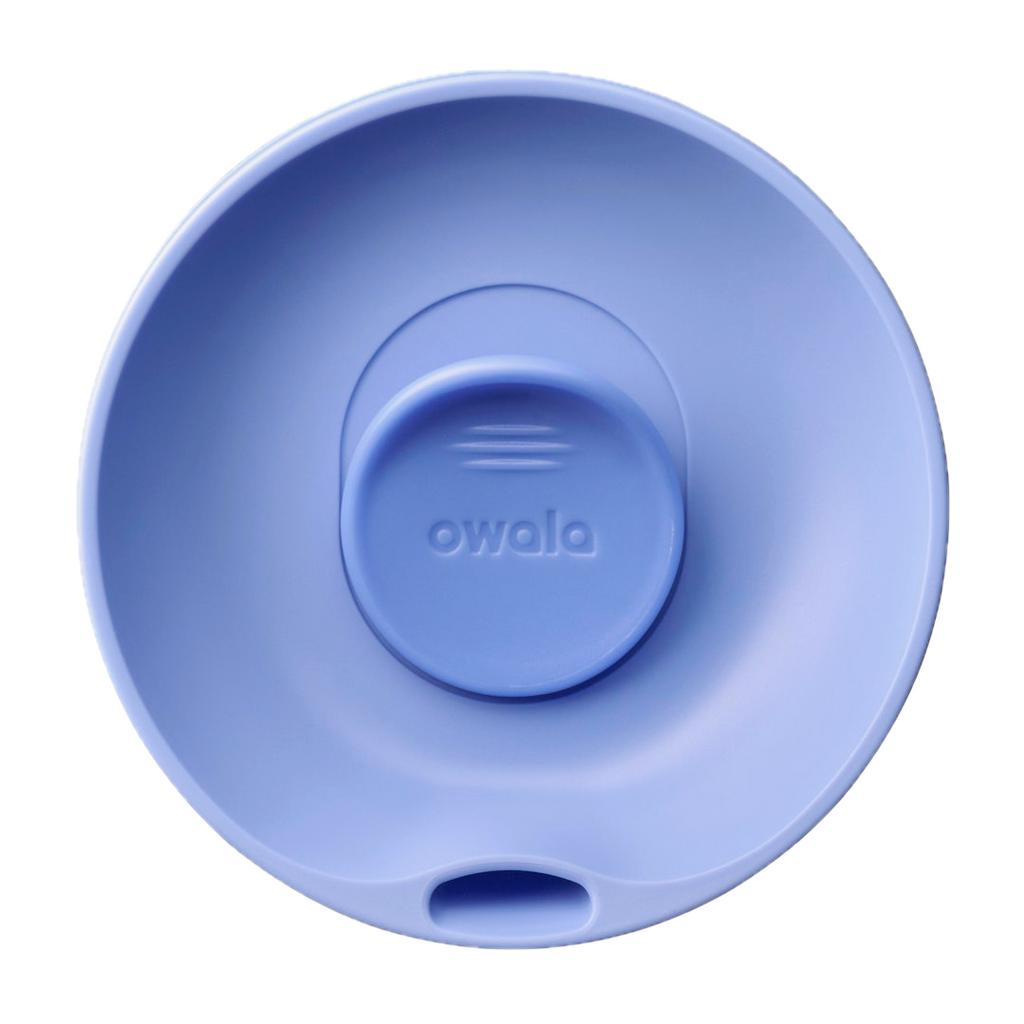 Owala FreeSip replacement lid in Very, Very Dark, all-matte black body with matching black carry loop