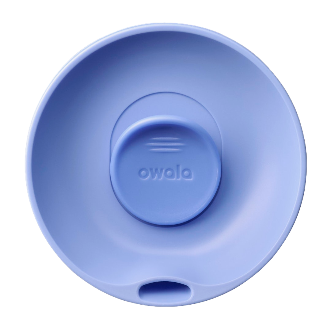 Owala FreeSip replacement lid in Very, Very Dark, all-matte black body with matching black carry loop