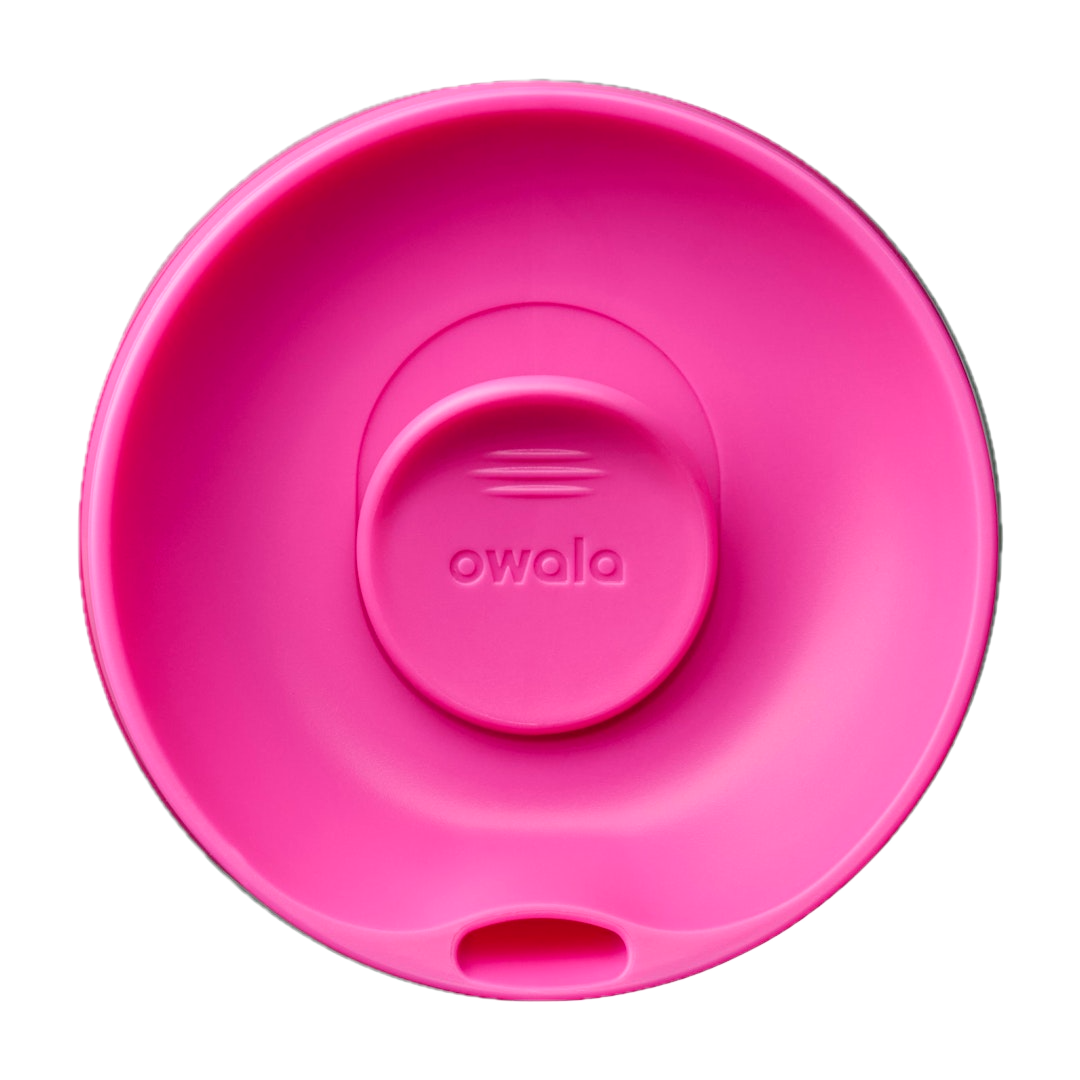 Owala FreeSip replacement lid in Very, Very Dark, all-matte black body with matching black carry loop