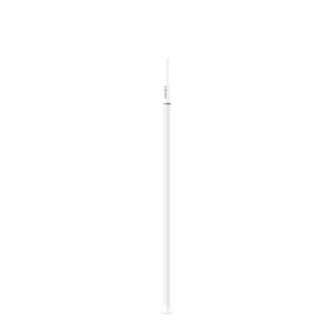 Owala Replacement Straw in Very, Very Dark; single solid black slim straw